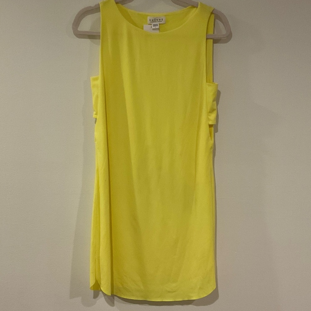 Velvet by Graham & Spencer Sunny Yellow Mini Dress